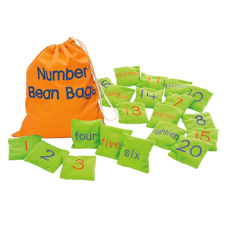 Educational Insights Number Beanbags, Learn Numbers, Toddler Learning Toy, Preschool Kindergarten Classroom Must Haves, Set of 20 Beanbags, Ages 3+ - Image 1