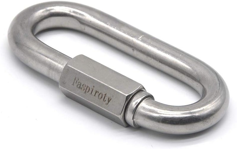 Faspiroty Locking Snap Hook Small Quick Coupling Chain Connector Circlip Keychain Buckle - Image 5