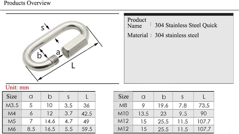 Faspiroty Locking Snap Hook Small Quick Coupling Chain Connector Circlip Keychain Buckle - Image 3