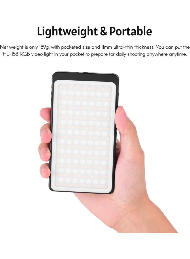 Loquat RGB LED Video Light Kit Black/White - Image 2