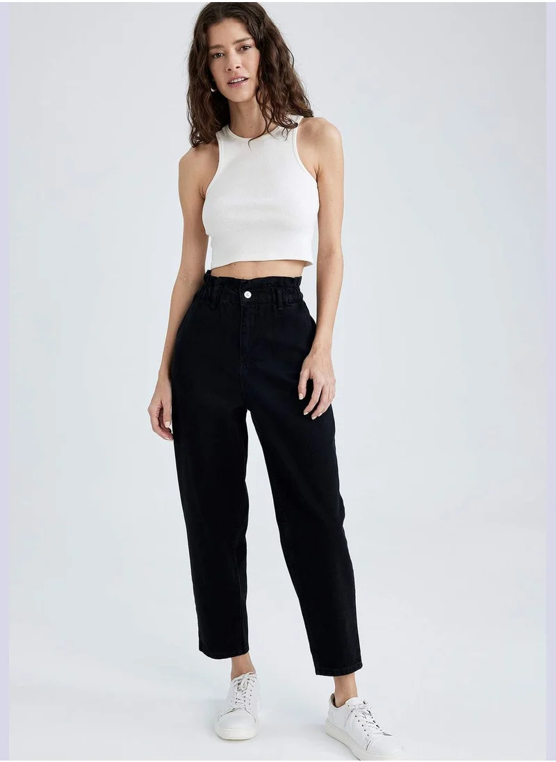 DeFacto Woman Paperbag Denim Trousers