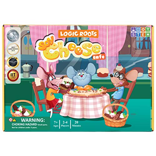 Logic Roots Multiplication and Division Game Fun Math Board Game Easy Start STEM Toy Educational Gift for Kids Girls Boys Homeschoolers Grade 1 and Up Say Cheese Cafe - Image 1