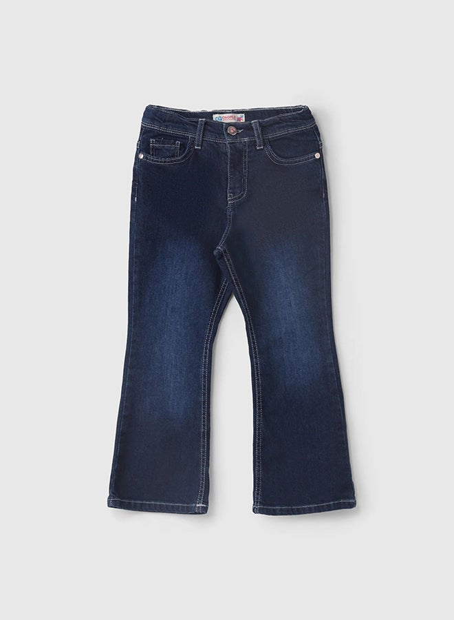 سي إن جينز وير كيدز بنات بنطلون صيفي أزرق