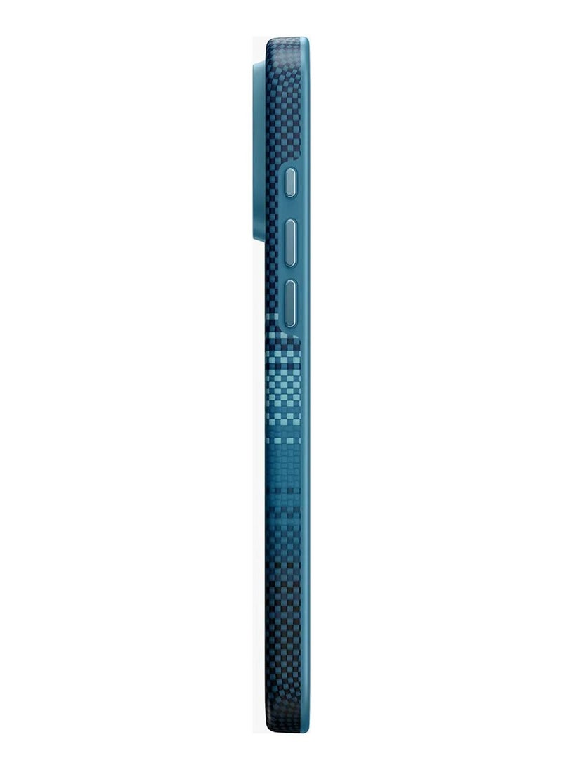 PITAKA - iPhone 16 Pro Max Magsafe Case / Built-In NFC / Raised Camera Lip / Woven Touch / Drop and Damage Protection / Slim Profile / Durable Shockproof Back Cover - Moonrise - Image 1