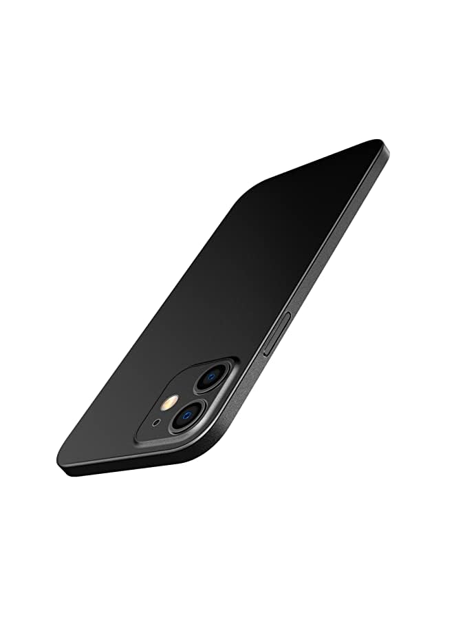 Jetech Ultra Slim (0.35Mm Thin) Case For Iphone 12, 6.1-Inch, Camera Lens Cover Full Protection, Lightweight, Matte Finish Pp Hard Minimalist Case, Support Wireless Charging (Black) - Image 2