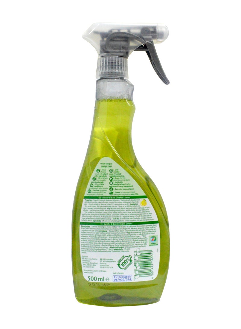 Frosch Lemon Bath & Shower Cleaner - 500ML - Image 2