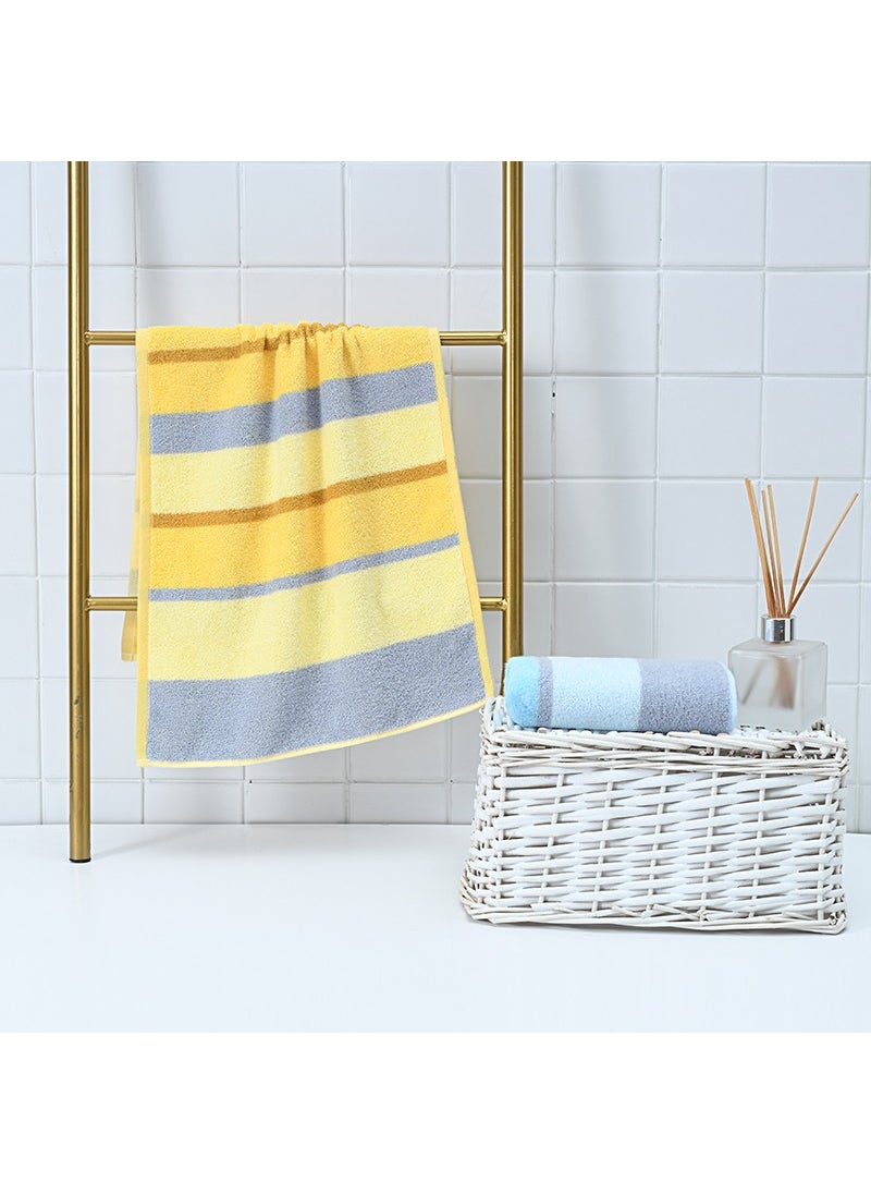 Generic Colorful Pure Cotton Soft Absorbent Towels Unisex Home Use Random color mixing 
