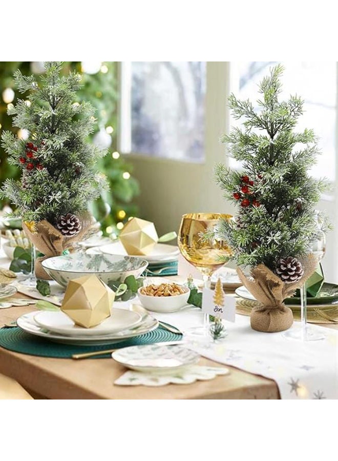 عبوتان من شجرة عيد الميلاد الاصطناعية مع أغصان الصنوبر - Image 3