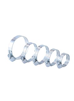 LAWAZIM Hose Clamp Set - 12 Piece | Assorted Set, Gear Clamps, Stainless Steel Adjustable Size Range Worm Gear Hose Clamp, Pipe, Fuel Line Clamp for Plumbing, Automotive And Mechanical Application.  - Image 4