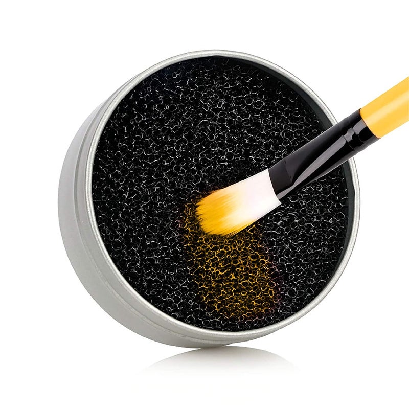 BH STUDIO PRO Makeup Brush Cleaner Color Removal Cleaner Sponge Pack of 1  Black - Image 2