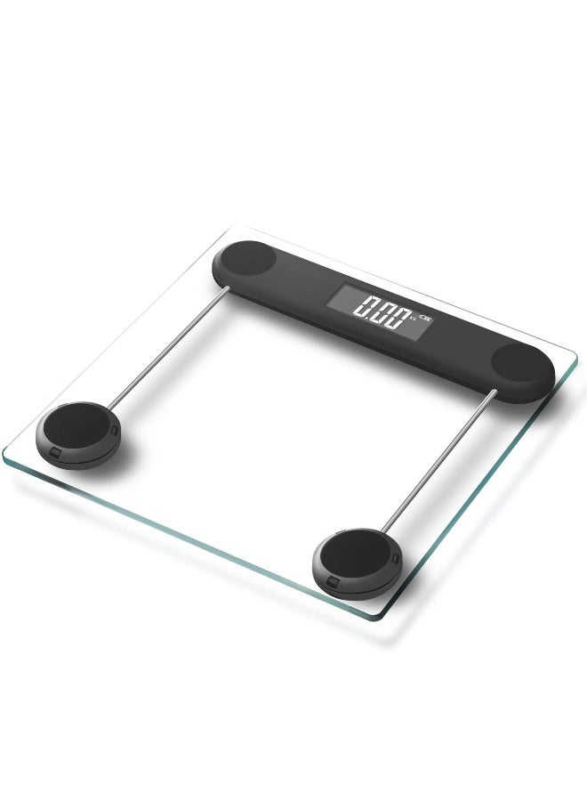 SAFENHAND Bathroom Scale for Body Weight, Highly Accurate Digital Weighing Machine for People, Large Size and Backlit LCD Display, Tempered Glass, 180KG - Image 2