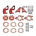 FLMLF Alloy CNC Front Rear Wheel Hub Carrier Set for 15 HPI ROFUN ROVAN KM Baja 5B 5T 5SC Rc Car Parts - Image 3