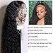 Yuzhou Grace 13x4 Deep Wave Lace Front Wigs Human Hair Pre Plucked Frontal Curly Wig Wet n Wavy Natural Hairline with Baby Hair 250% Density HD Lace Front Wigs (24inch, 13x4 deep wave wig) - Image 3