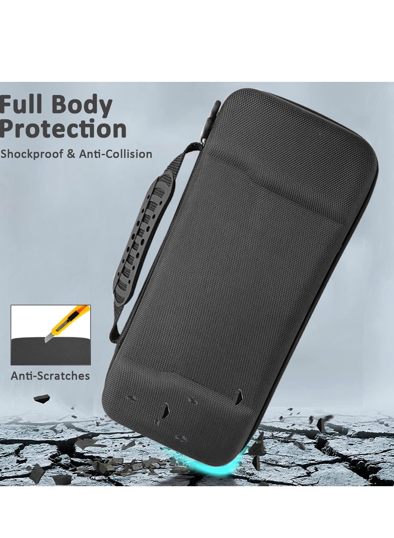 KASTWAVE Travel Carrying Case, Shockproof Anti-Scratch Dual-Layer Oxford & Hard EVA Protective Portable Case for ASUS ROG Ally Case Accessories, Compatible ASUS ROG Ally 7” 120Hz Gaming Handheld Case  - Image 2