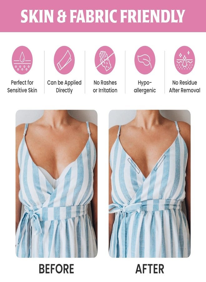 TAPUJI Double Sided Tape for Fashion and Body Tape for Clothes Fashion Dressing Tape/Invisible Double-sided Body Tape, Clothing Bra Strip, Bikini Tape for Women, Body Clothing Stickers- (36) - Image 2