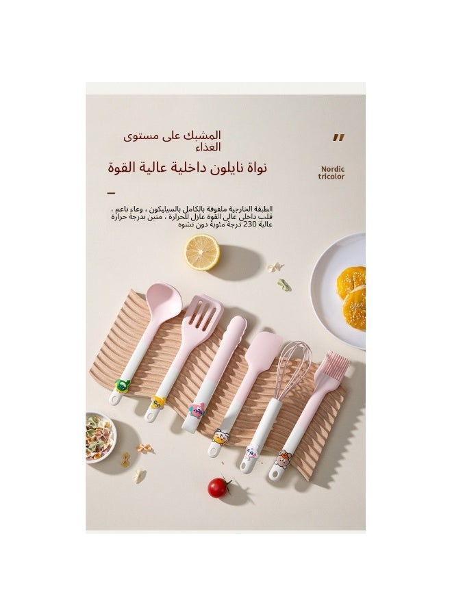 مجموعة أدوات مطبخ سيليكون مقاومة للحرارة، 6 قطع - Image 2