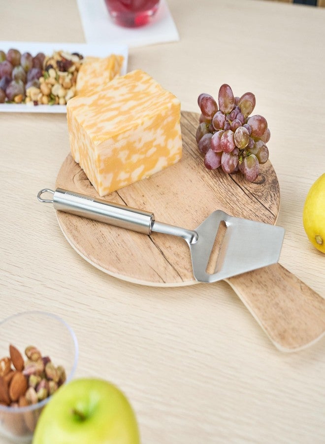 ريستورنت وير قطاعة جبن يدوية من الفولاذ المقاوم للصدأ من ريستورانت وير - قطاعة جبن ألمانية قياسية بشفرات حادة، آمنة للغسل في غسالة الأطباق - قطاعة متينة للزبدة، البارميزان، الشيدر - Image 4