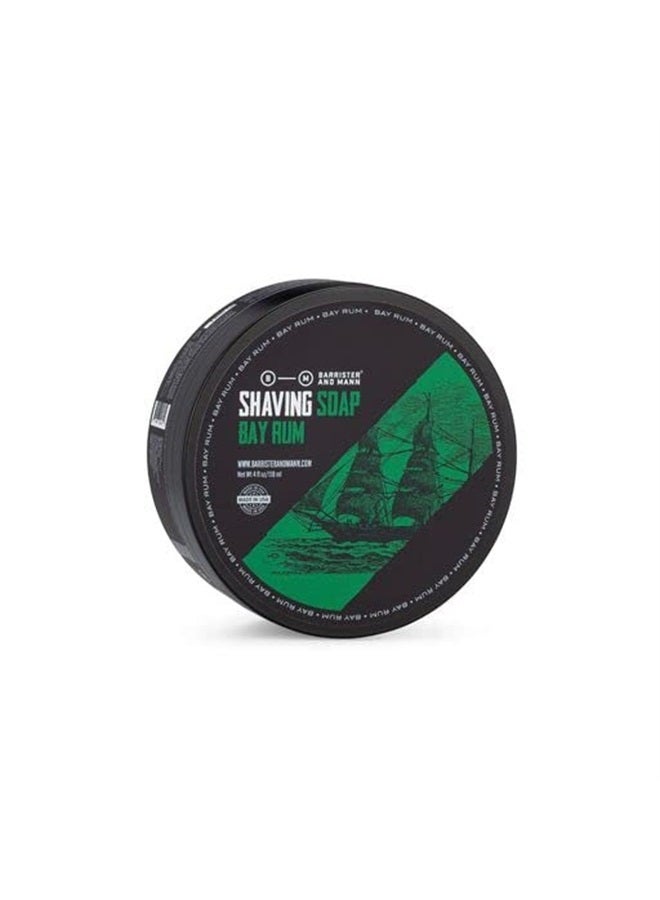 Barrister and Mann Bay Rum Shaving Soap