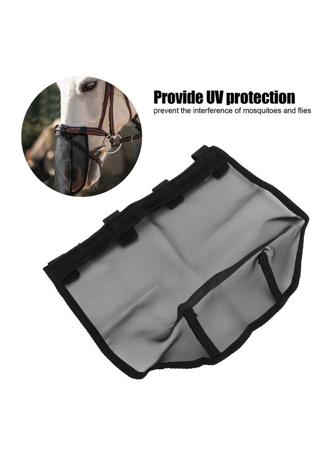 Hztyyier - Horse Nose Cover, Horse Nose Net Horse Supplies Horse Cover Breathable for Horse Face (M) - Image 1