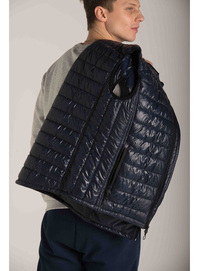 Marco Bergamo ZIP POCKET PUFFER VEST - Image 4