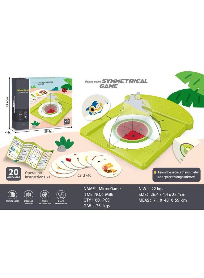 Loquat Desktop Kaleidoscope Children's Toys Spatial Thinking Cognitive Dress-up Puzzle Science Education Wanhua Mirror Logic Games-Color:Minimum Order Of 60 Pieces/english Packaging-desktop Kaleidoscope - Image 1