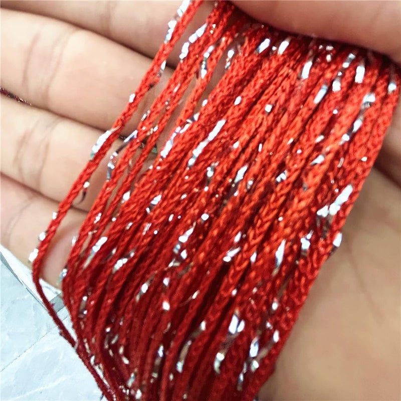 ave split Decorative Door String Curtain Wall Panel Fringe Window Room Divider Blind Divider Tassel Screen Home 100cm*200cm (red18) - Image 4