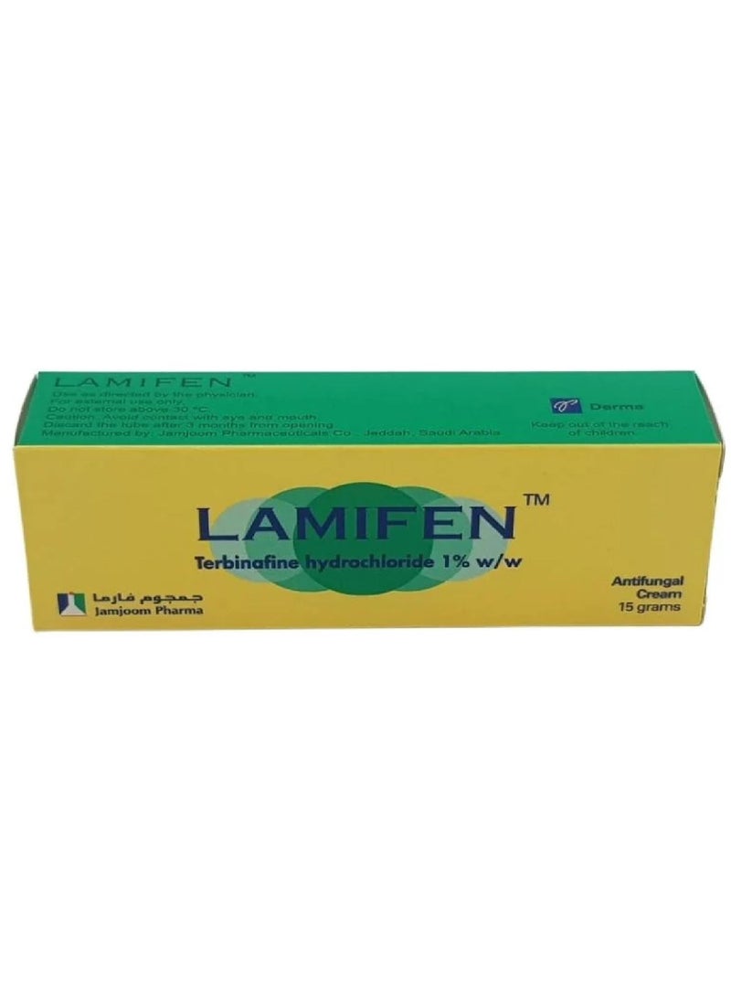 JAMJOOM PHARMA لاميفين كريم مضاد للفطريات 15 جرام - Image 1