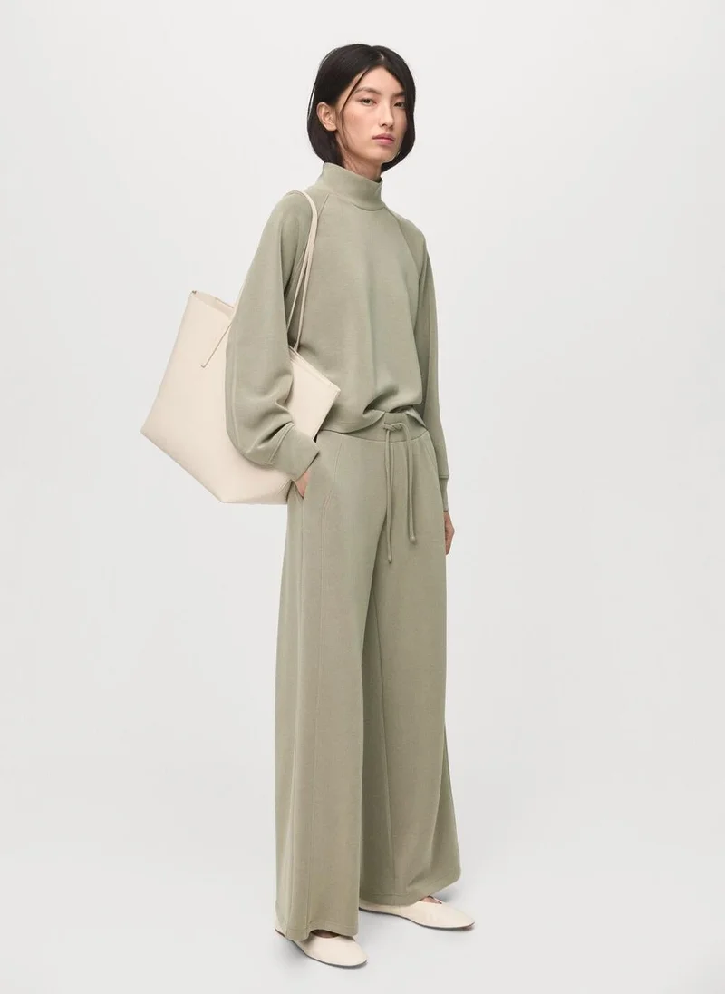 MANGO High collar sweatshirt