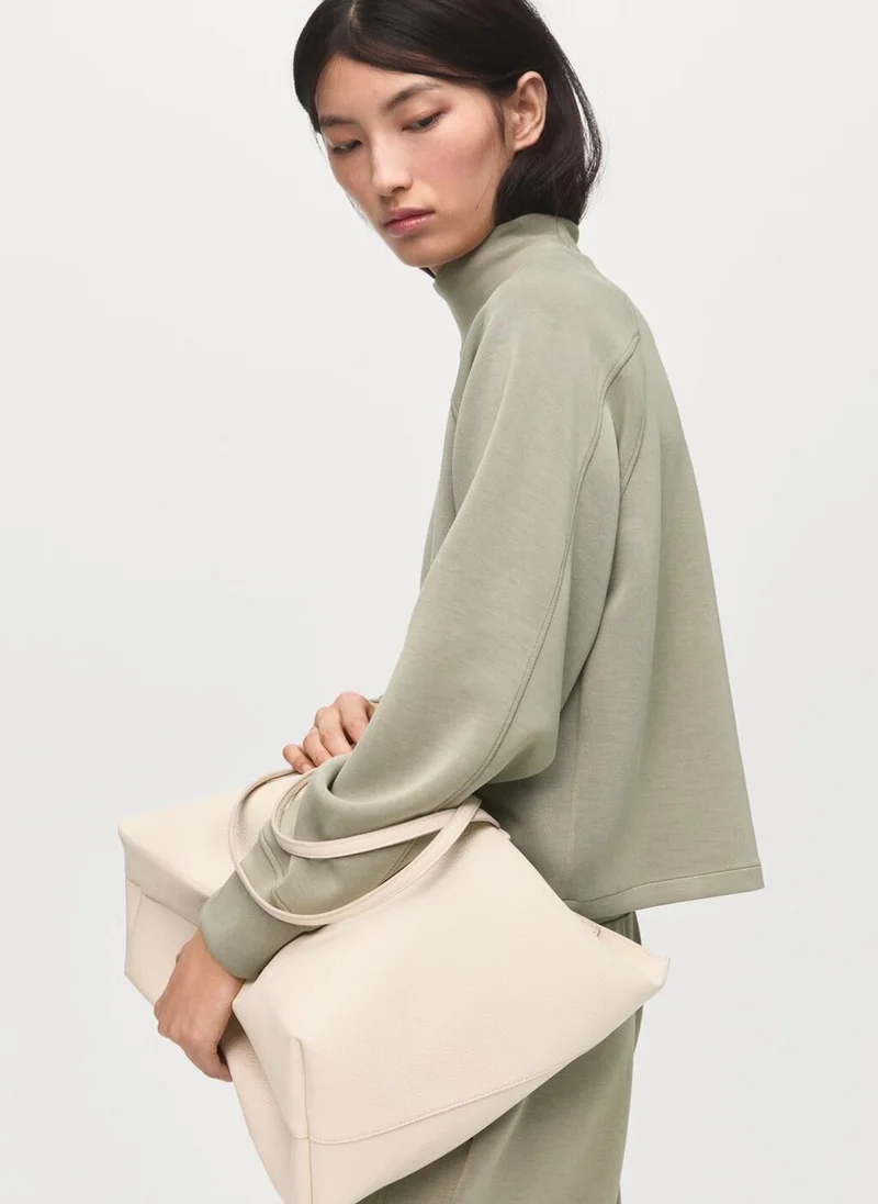 MANGO High collar sweatshirt