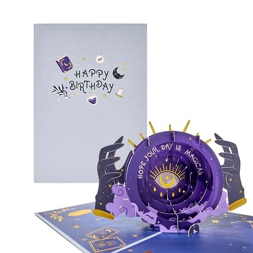 Lovepop Happy Birthday Pop-Up Card for Her, Him, Girls, Boys - 3D Greeting Cards - Magical - 5" x 7" - Blank Notecard & Envelope Included - Image 2