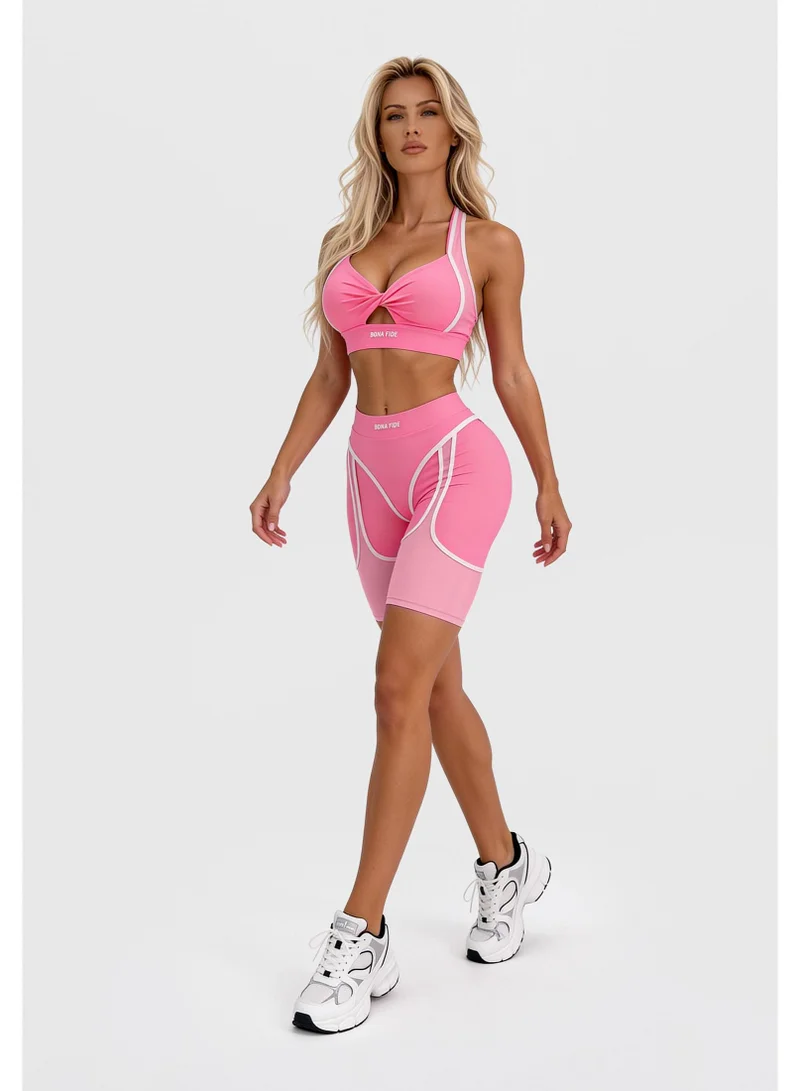 Bona Fide Bona Fide: Top "Candy Pink" Candy Sports Bra for Women | Best Price UAE