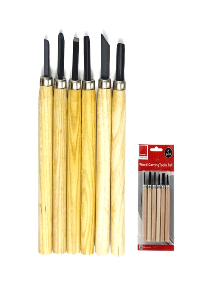 Isomars طقم قواطع الخشب من 6 قطع