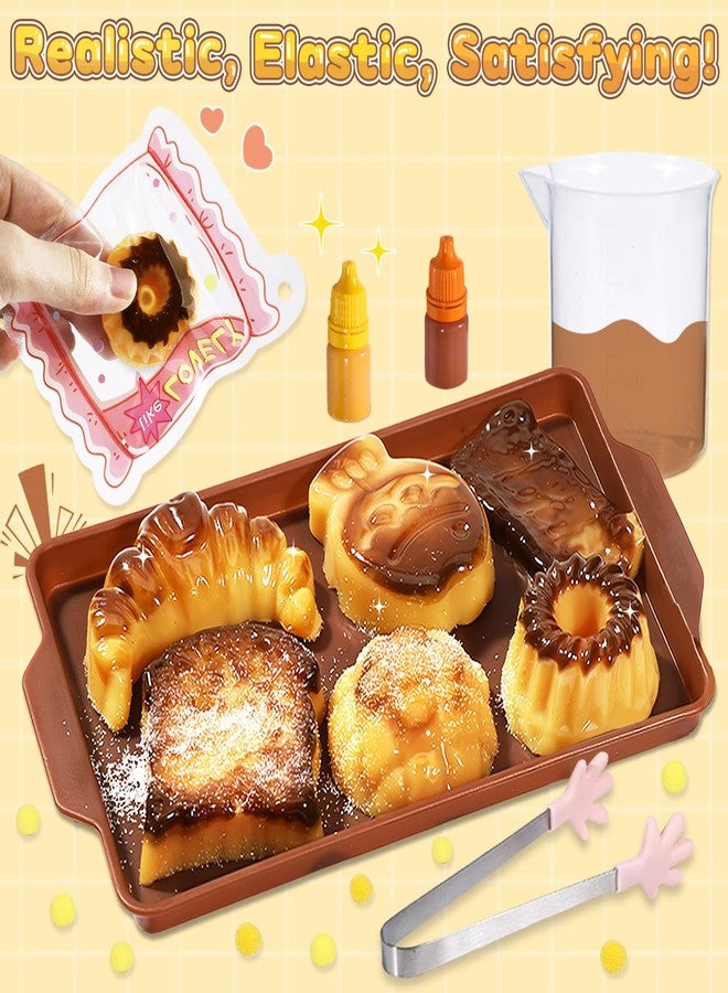 Crelloci Taba Squishy Kit, Fast Cure Liquid Silicone Squishy Maker with Bread Molds - Image 4