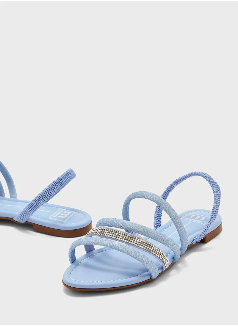 MOLECA Katalina Multi Strap Flat Sandals