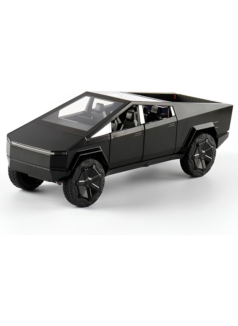 die cast Luxury sports car (Tesla Cyber ​​Tank - Black - 1:24 scale)  - Image 1