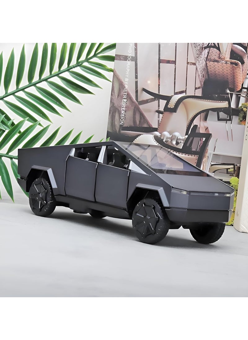 die cast Luxury sports car (Tesla Cyber ​​Tank - Black - 1:24 scale)  - Image 2