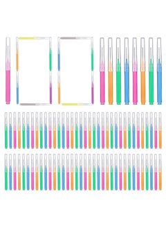 gouweiba 100pcs Braces Brush Disposable Interdental Brush Toothpick Dental Tooth Flossing Head Oral Dental Hygiene Flosser Dental Hygiene Flosser Tooth Cleaning Tools (Mixed Color)  - Image 1