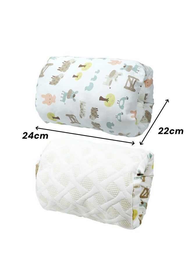 الدليبن وسائد الرضاعة الطبيعية، وسادة رضاعة للأطفال، وسادة ذراع رضاعة قطنية، وسائد تغذية ناعمة ومريحة، وسادة ذراع تغذية للأطفال محمولة للسفر، مناسبة للمواليد الجدد أو الرضاعة بالزجاجة، دعم للأم والطفل، هدايا للأطفال - Image 2