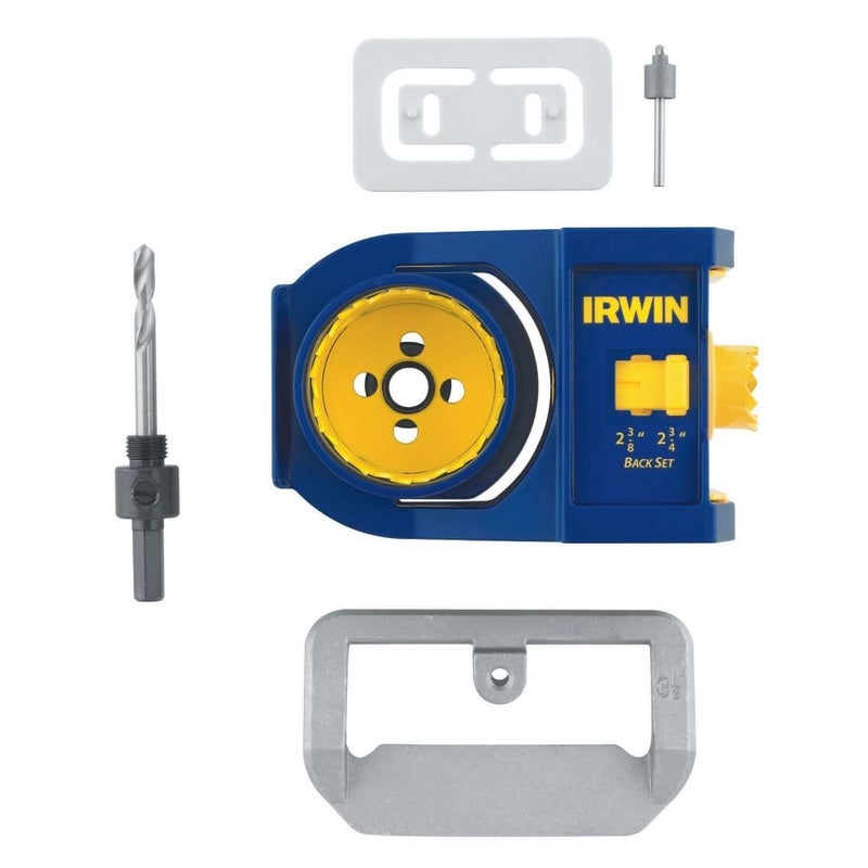 Irwin Door Lock Installation Kit For Wooden Doors (3111001) Blue - Image 1