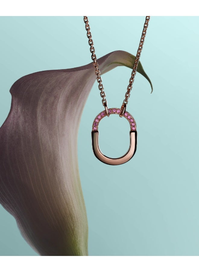 تيفانيز سلسلة تيفاني لوك قلادة صغيرة بالياقوت الوردي - Image 3