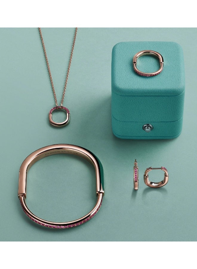 تيفانيز سلسلة تيفاني لوك قلادة صغيرة بالياقوت الوردي - Image 4