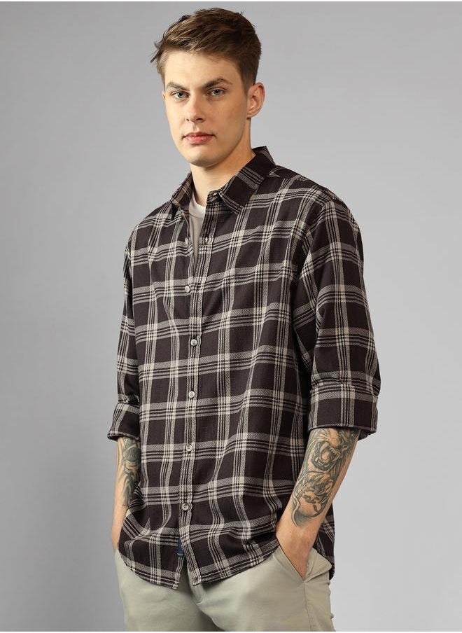 Dennis Lingo Relaxed Fit Multi-Color Cotton Casual Shirt Regular Collar  - Image 3