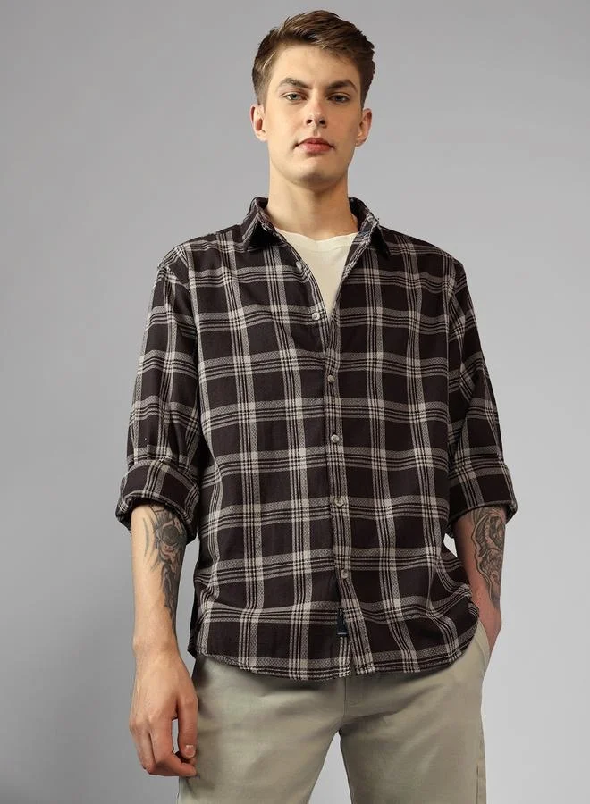 Dennis Lingo Relaxed Fit Multi-Color Cotton Casual Shirt Regular Collar