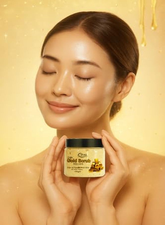 QUAT 24K Gold Face Scrub for Brightening, Deep Cleansing & Glow | Exfoliating Gold Scrub to Remove Dead Skin, Dullness & Impurities - 100 g - Image 3