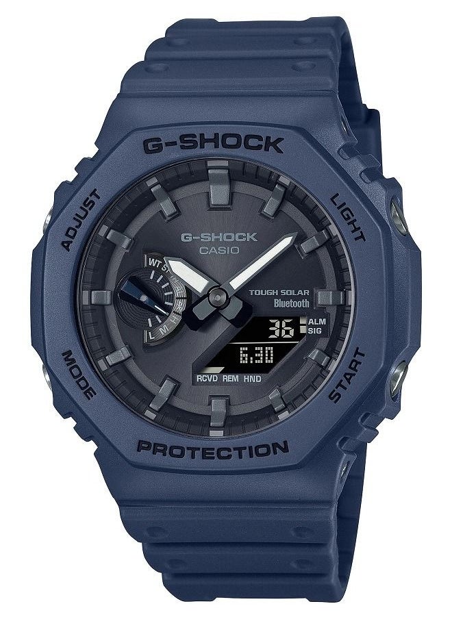 G-SHOCK Men Watch G-Shock Smartphone Link Digital Analog Black Dial Resin Band GA-B2100-2ADR. 