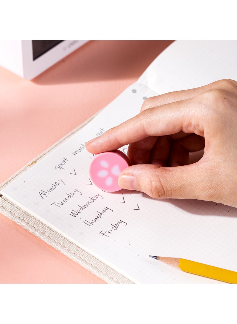 ديلي ممحاة EH307 بحجم φ25×7 ملم بتصميم أنبوب باو باترول – مثالية للاستخدام المدرسي والرسم، 21 قطعة/علبة - Image 2