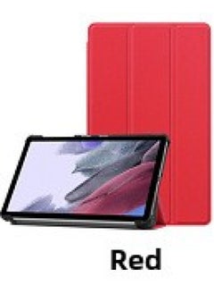 Generic Applicable To Samsung Tab A8 SM-X200 X205 Tablet Protective Case A7 Tri-fold S9FE/S6lite Casco-Color:Red-Applicable Model:Samsung Tab A8 SM-X200 X205  - Image 1