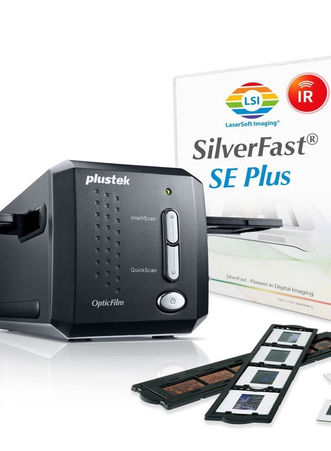 Plustek 8200I SE OpticFilm 8200iSE Film Scanner - Black - Image 1