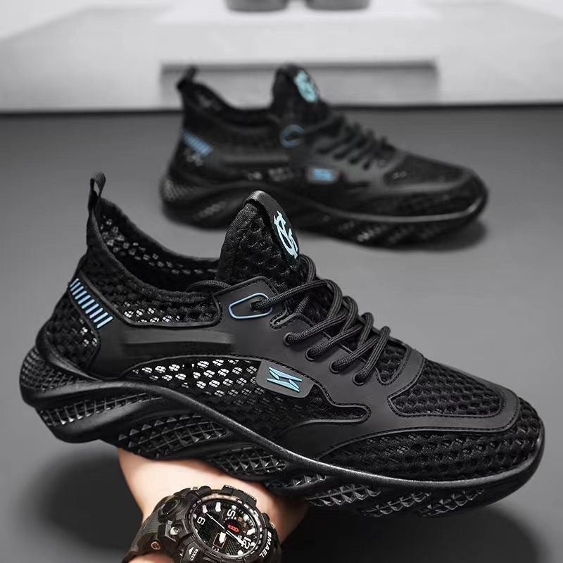 Yufeida Men's Breathable Mesh Sports Shoes - Lightweight Casual Sneakers with Soft  Sole