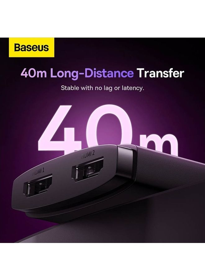 بيسوس Hdmi 2 في 1 مخرج HDMI مقسم 1 في 2 مخرج ثنائي الاتجاه مع كابل HDMI 1 متر يدعم 4K 60 هرتز 3D 1080P لـ Ps5/Ps4، الكمبيوتر المحمول/الكمبيوتر الشخصي، مشغل بلو راي، روكو، عصا التلفاز، إكس بوكس، HDTV شاشة - Image 5